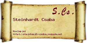 Steinhardt Csaba névjegykártya